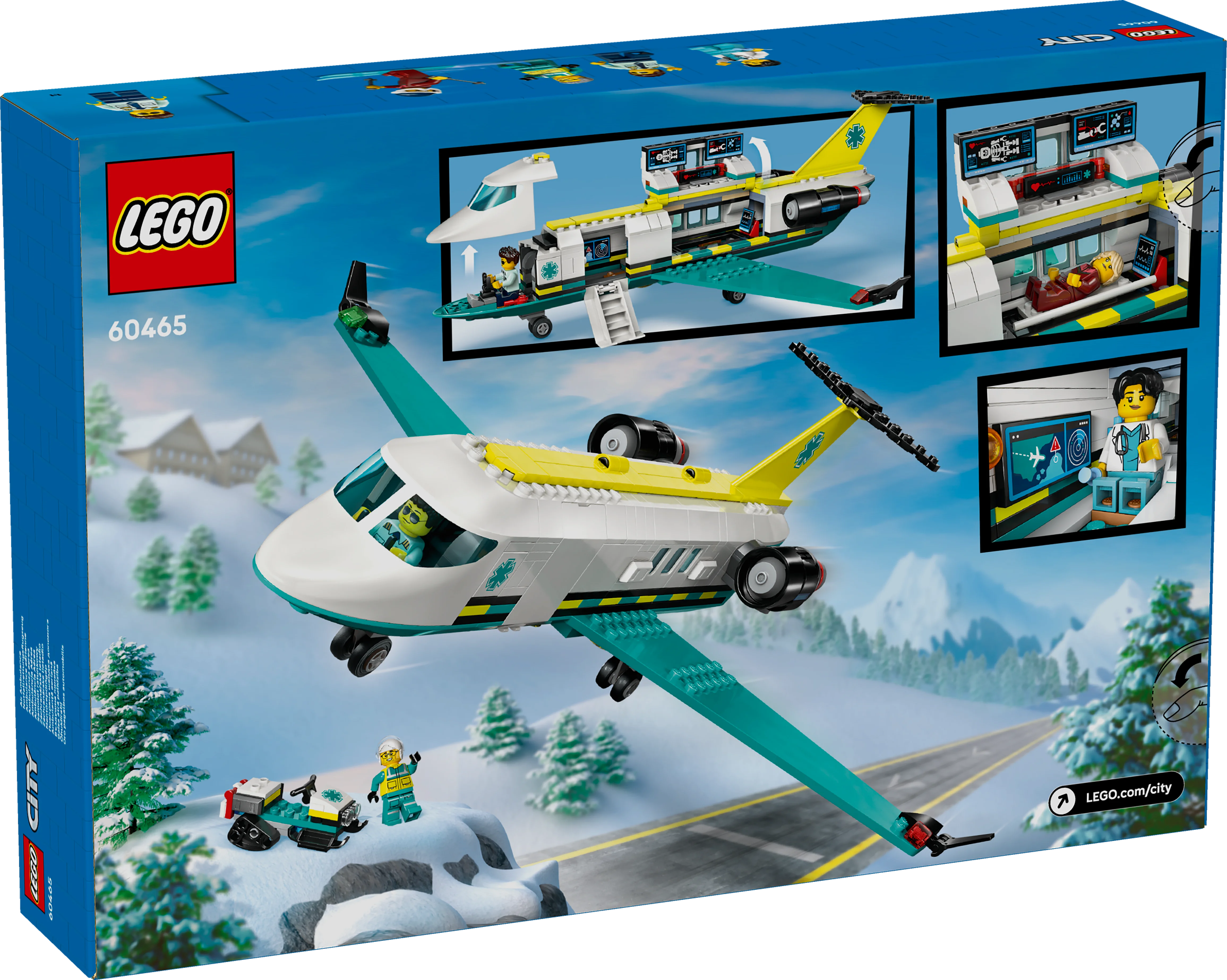 LEGO City Notfallrettungsflugzeug 60465