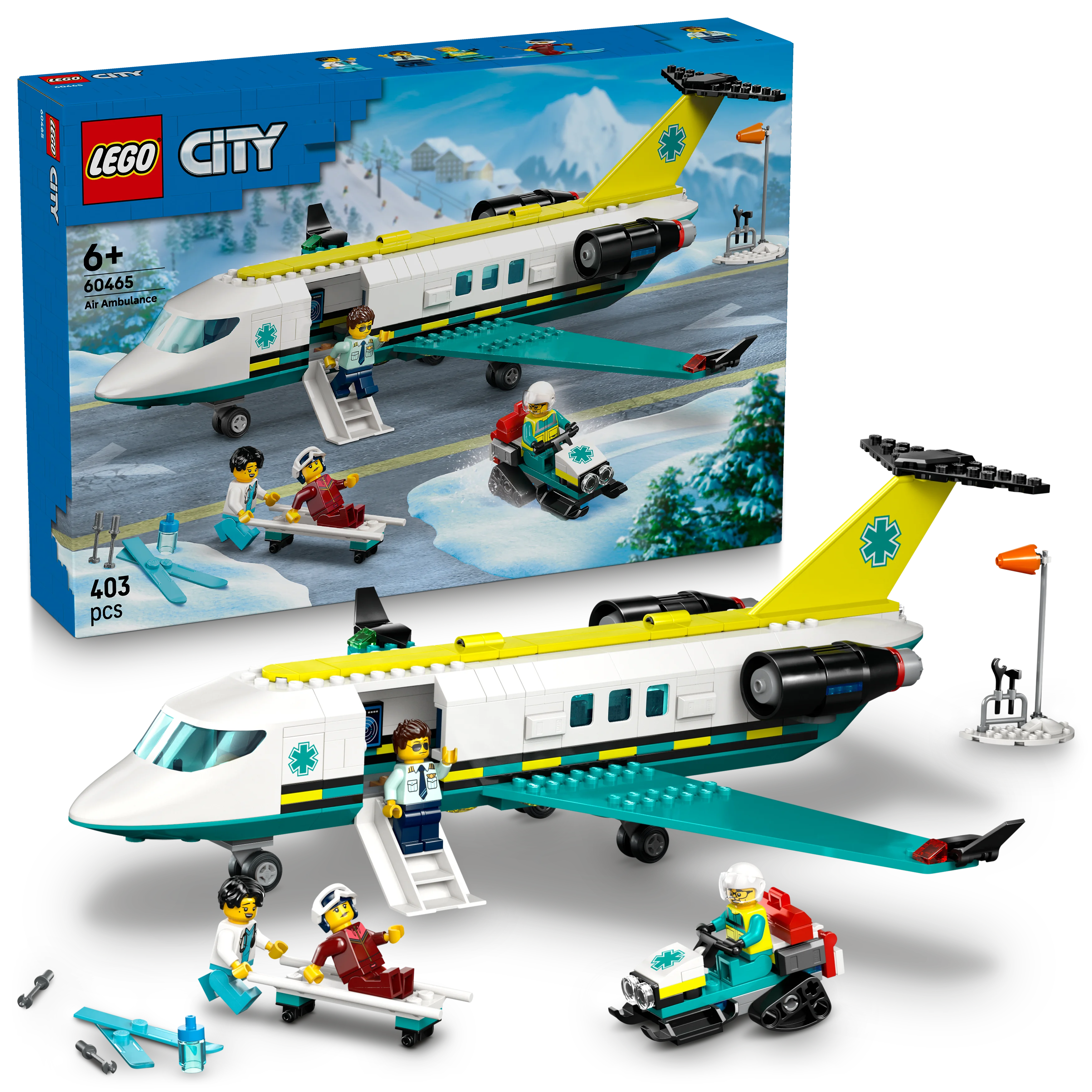 LEGO City Notfallrettungsflugzeug 60465