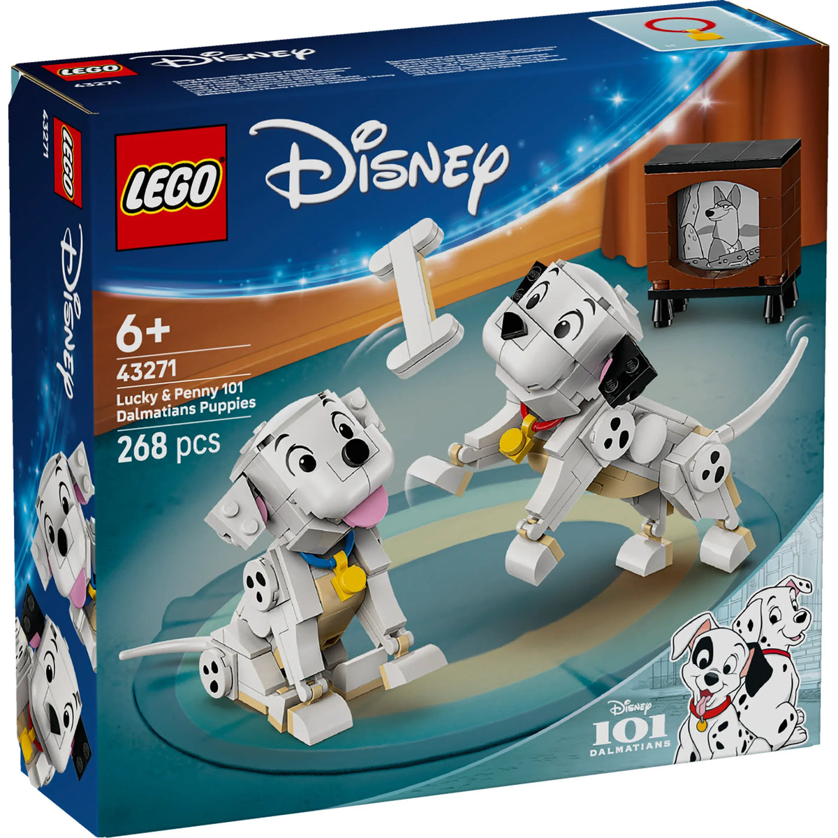 LEGO Disney Classic Die Welpen Lucky und Penny aus 101 Dalmatiner 43271