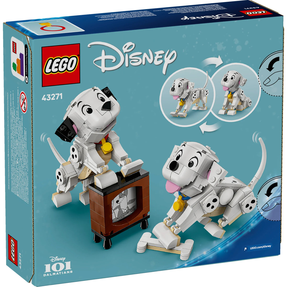 LEGO Disney Classic Die Welpen Lucky und Penny aus 101 Dalmatiner 43271