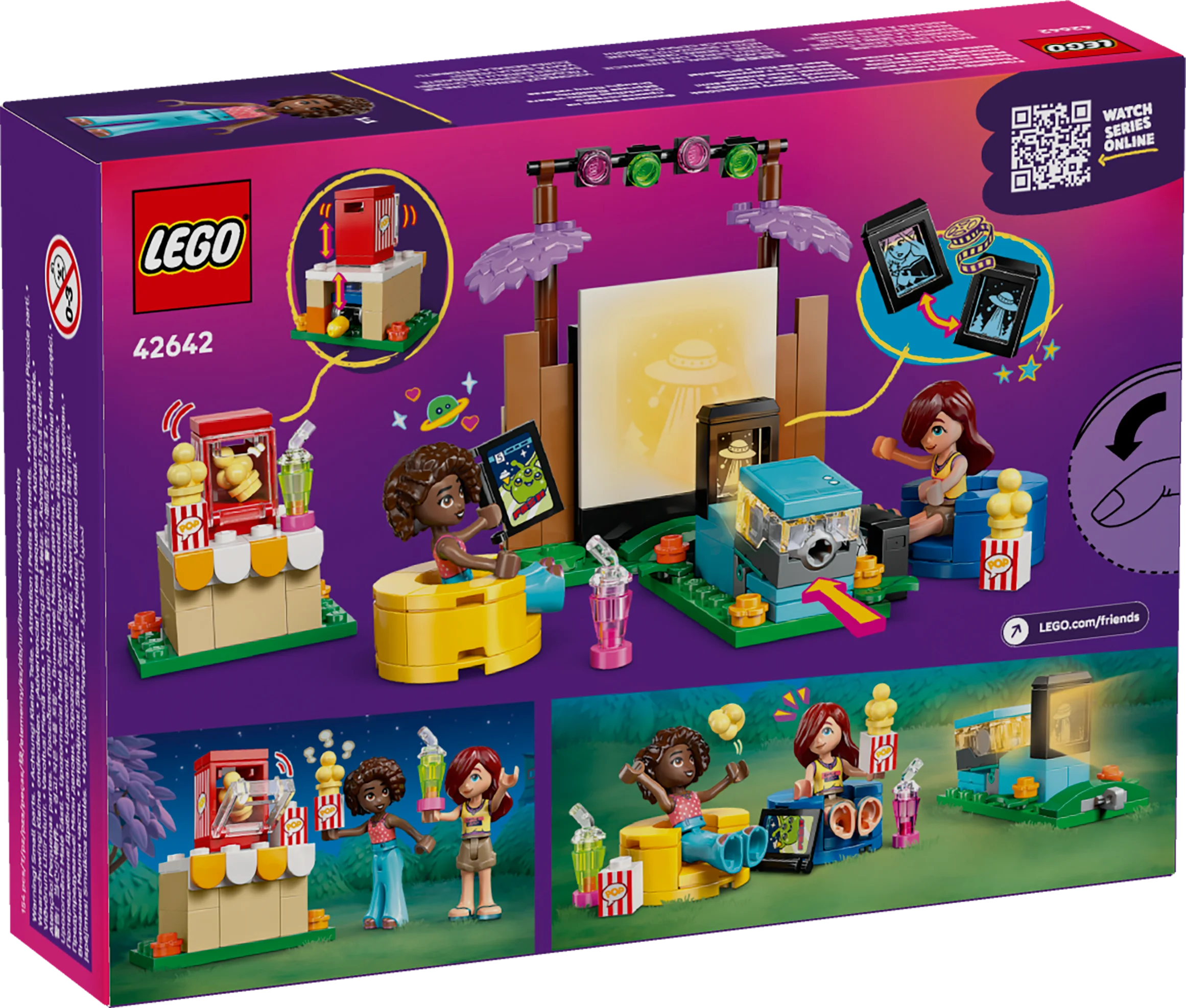 LEGO Friends Filmabend mit Freunden 42642