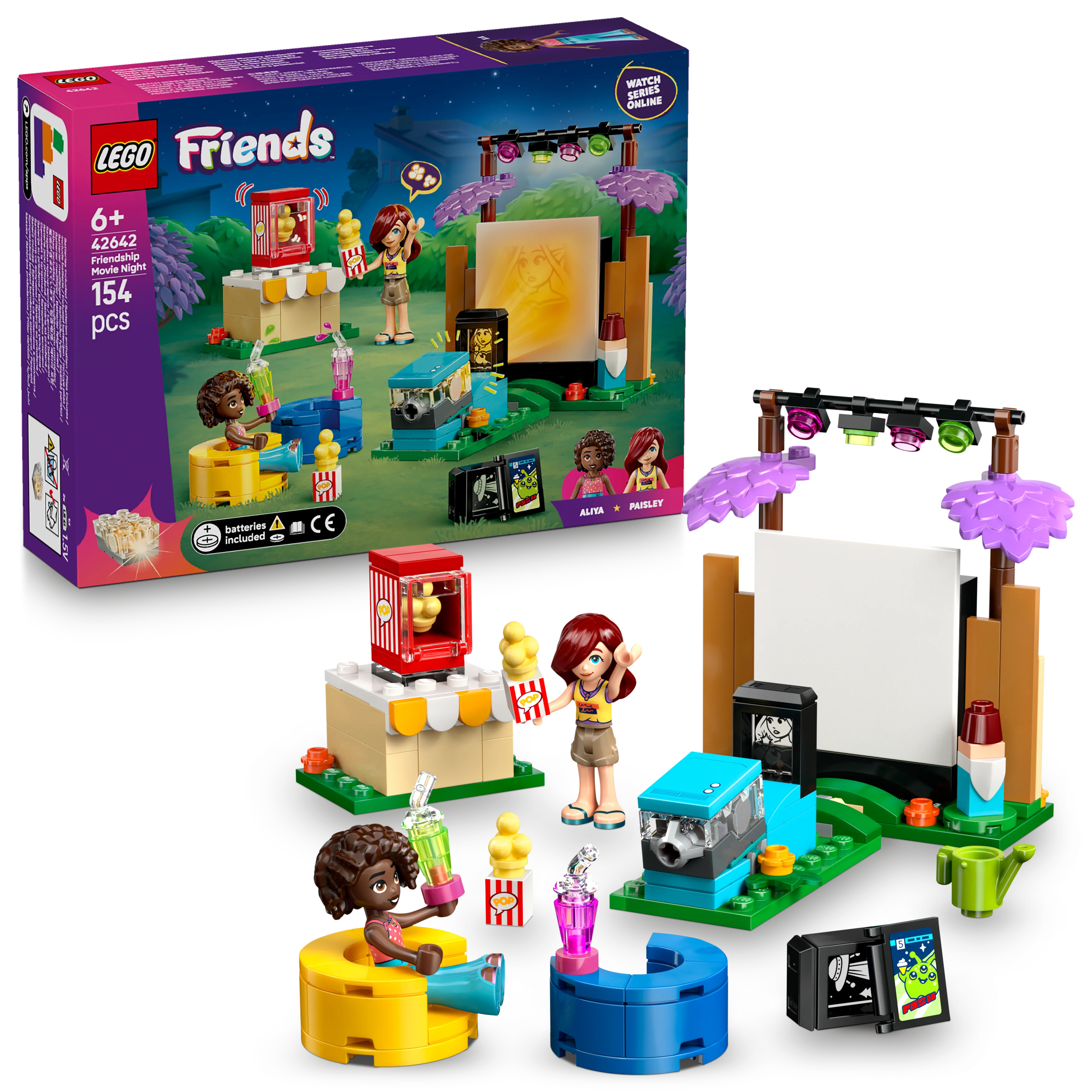 LEGO Friends Filmabend mit Freunden 42642
