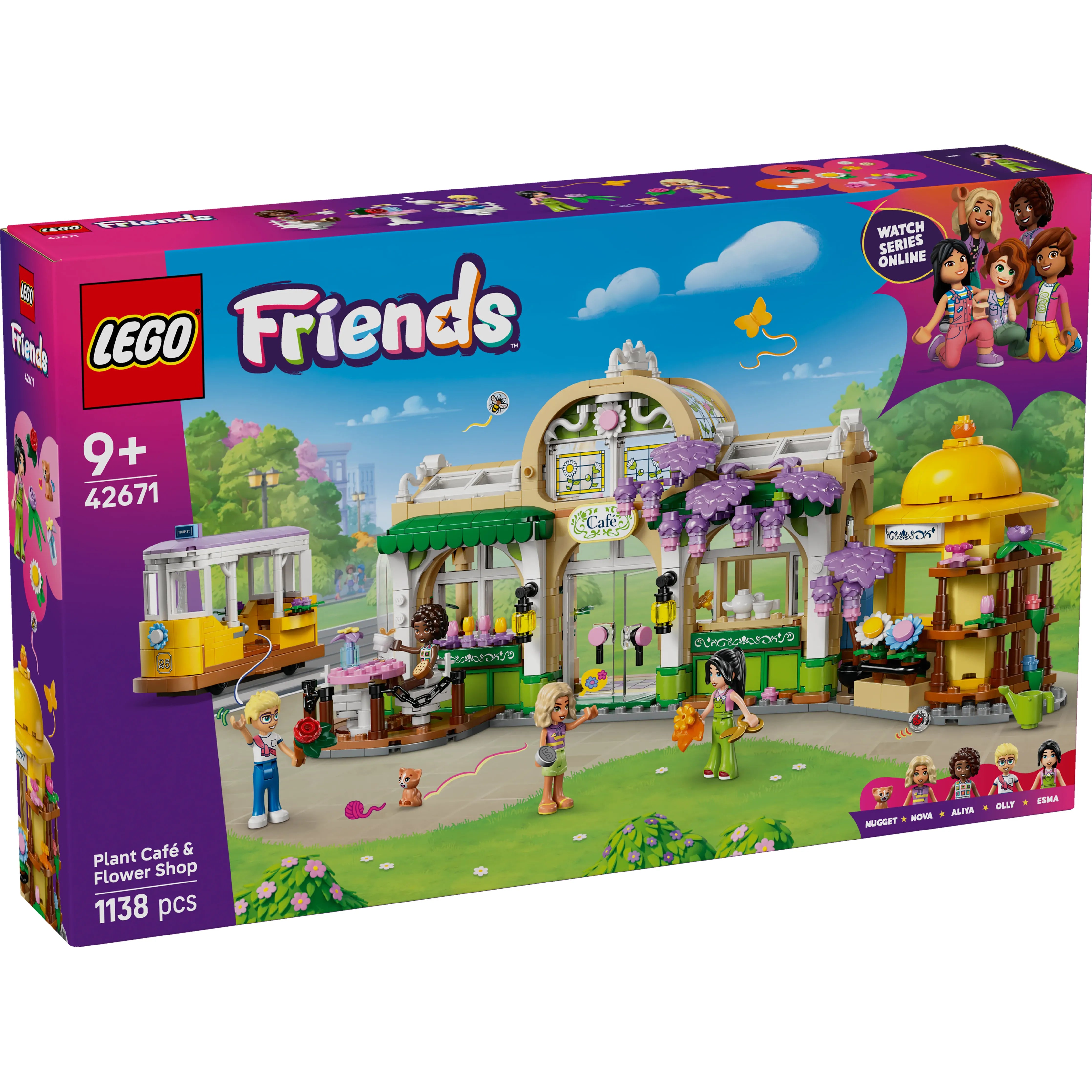 LEGO Friends Pflanzencafé und Blumenkiosk 42671