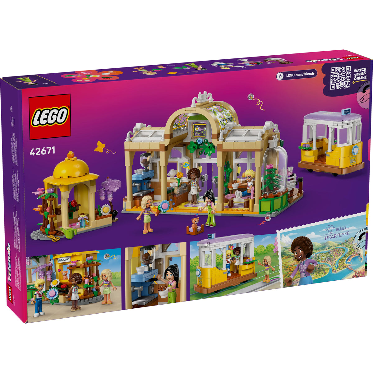 LEGO Friends Pflanzencafé und Blumenkiosk 42671