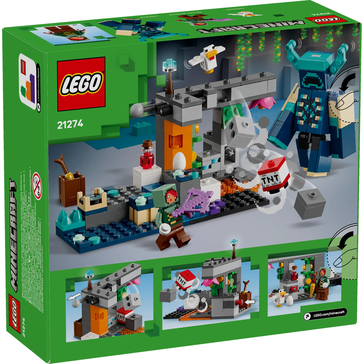 LEGO Minecraft Begegnung mit dem Wächter 21274
