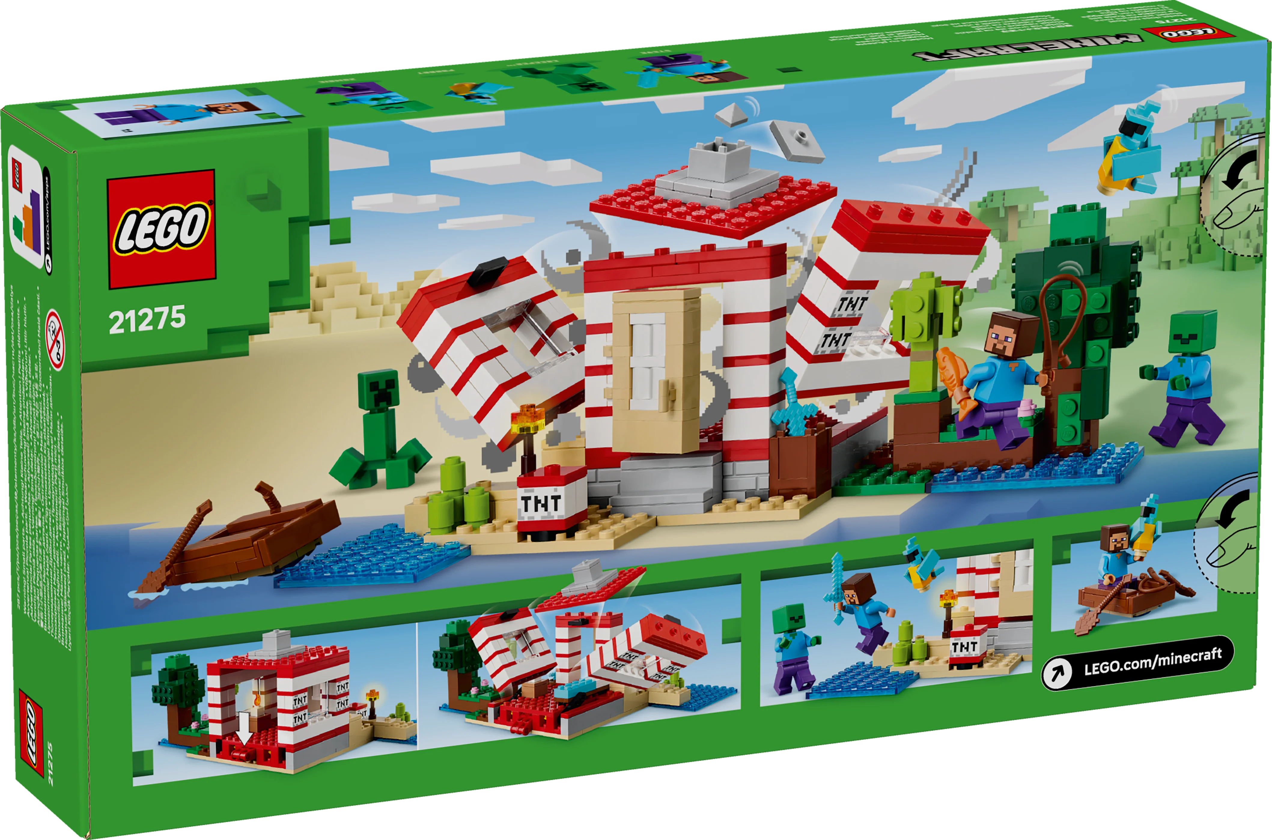 LEGO Minecraft Das TNT-Dschungelhaus 21275