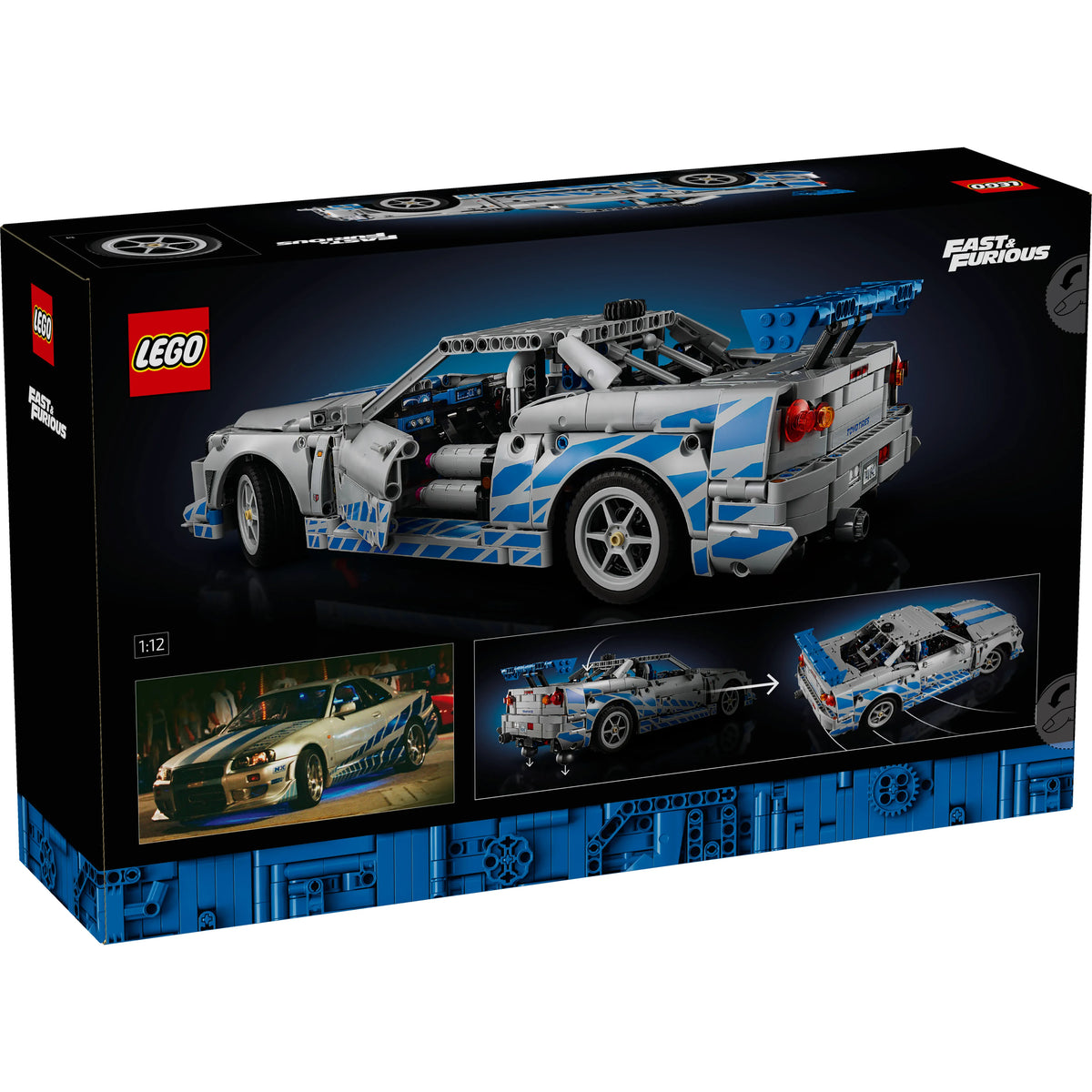 LEGO Technic 2 Fast 2 Furious Nissan Skyline GT-R (R34) Flitzer 42210