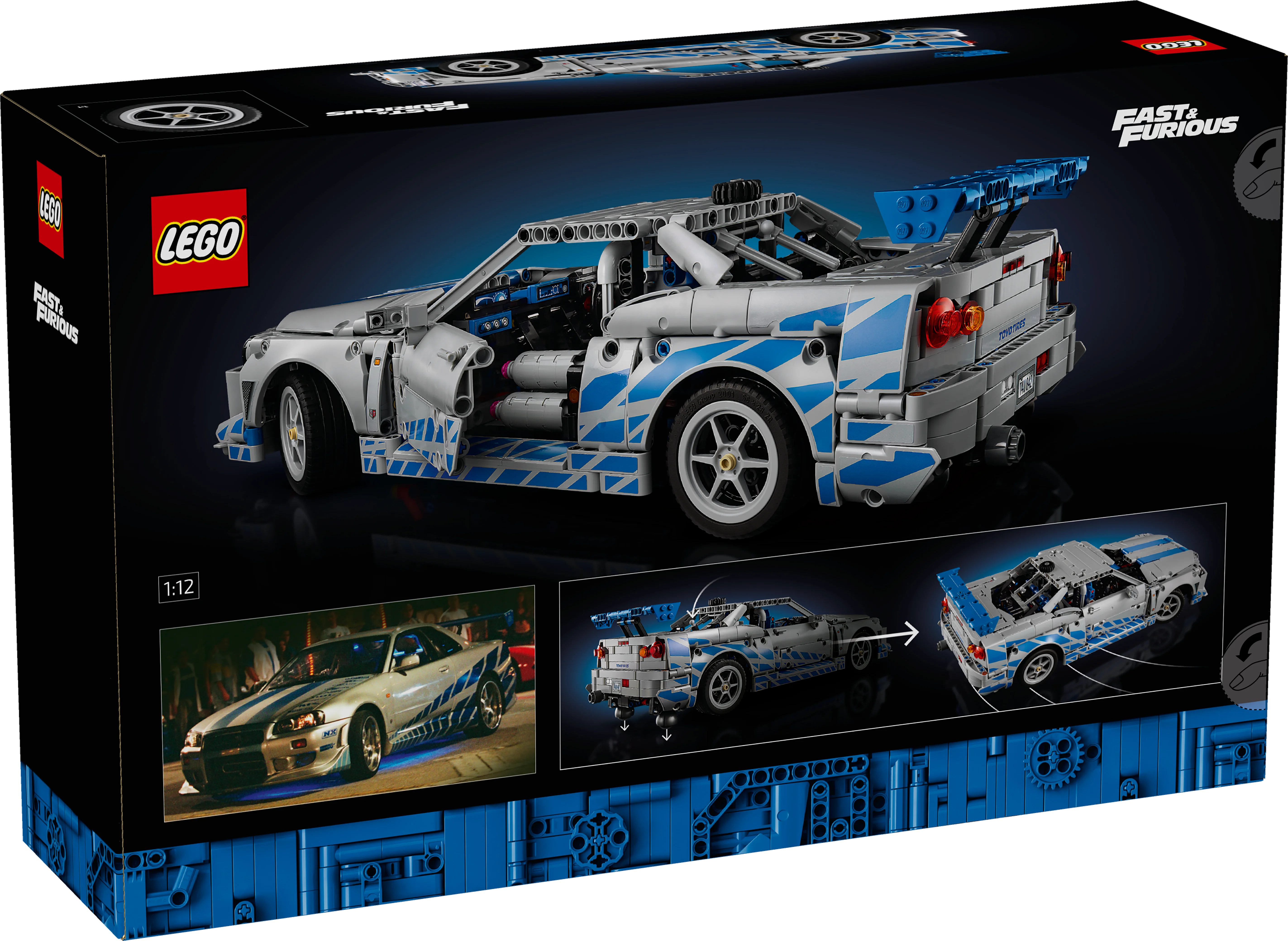 LEGO Technic 2 Fast 2 Furious Nissan Skyline GT-R (R34) Flitzer 42210