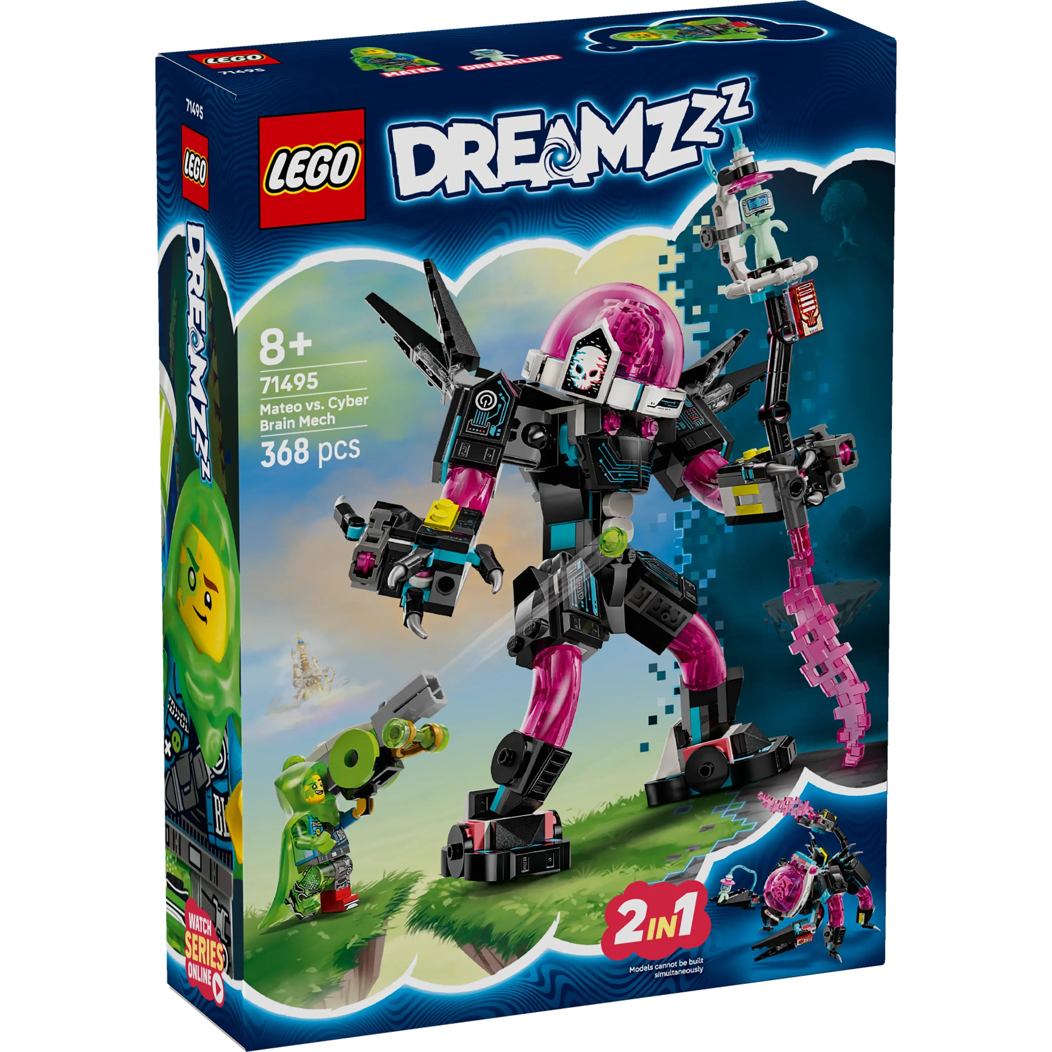LEGO DREAMZzz Mateo vs. Cyberhirn-Mech 71495