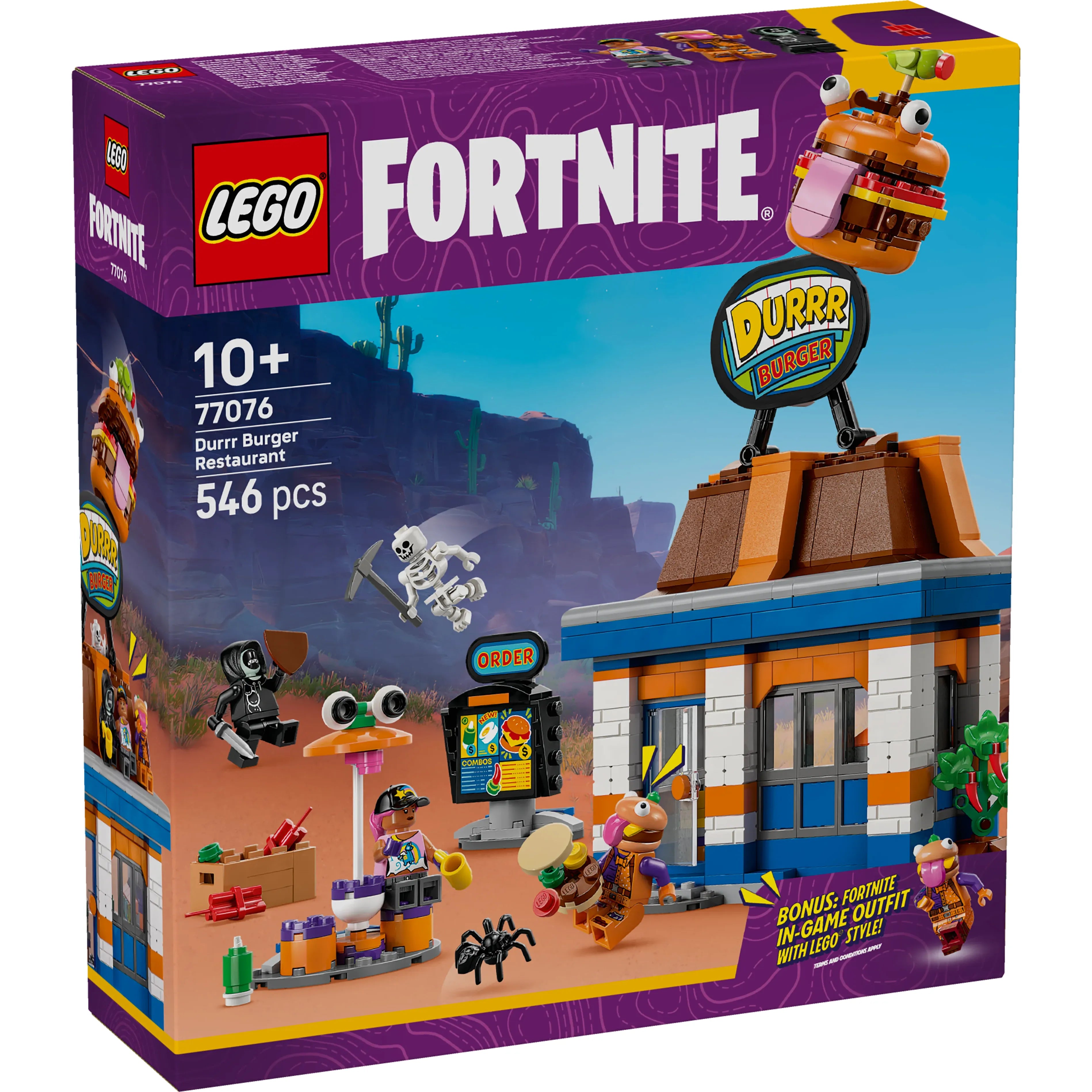 LEGO Fortnite Durrr Burger Restaurant 77076