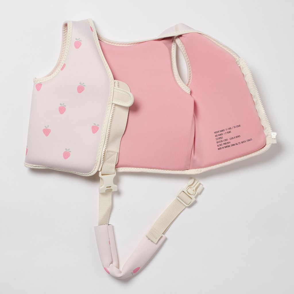 Sunnylife Schwimmweste  3-6 Strawberry Sunshine