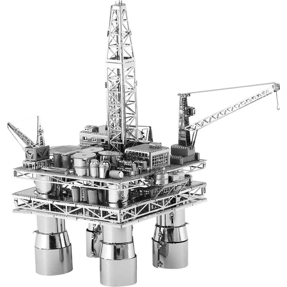 Off Shore Oil Rig and Oil Tanker – Gift Box – Metall Bausatz