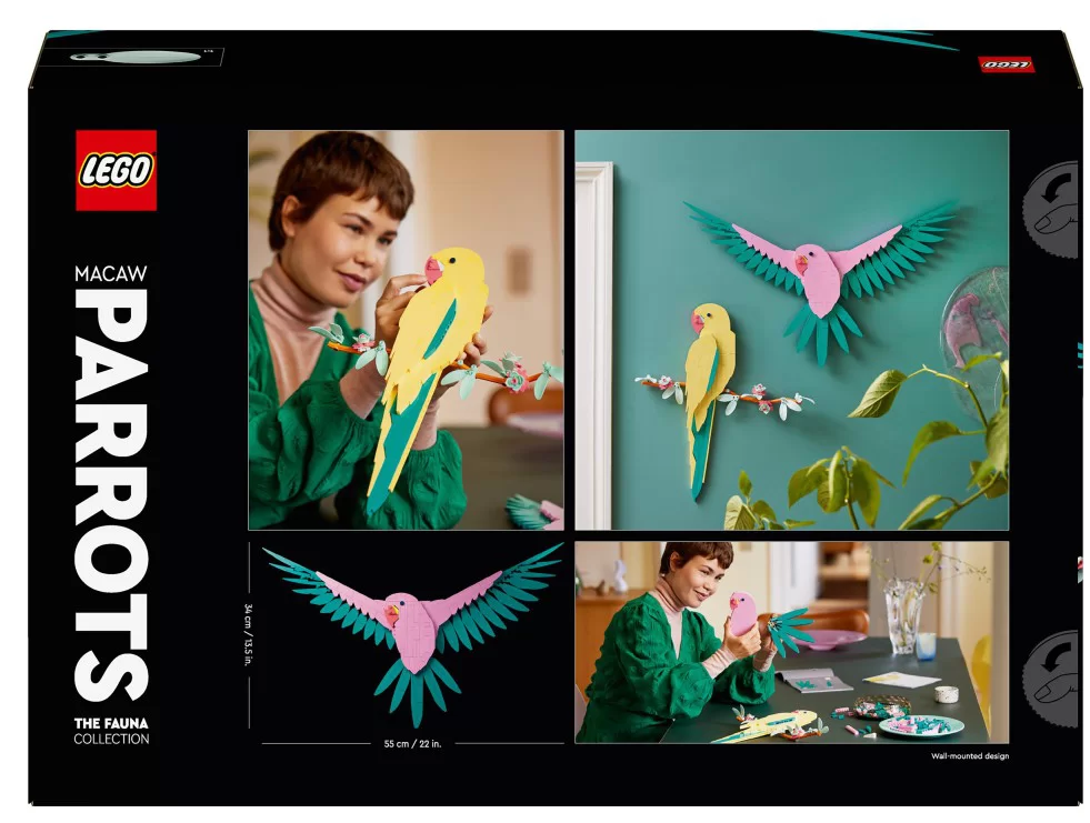 LEGO ART Die Fauna Kollektion- Aras 31211