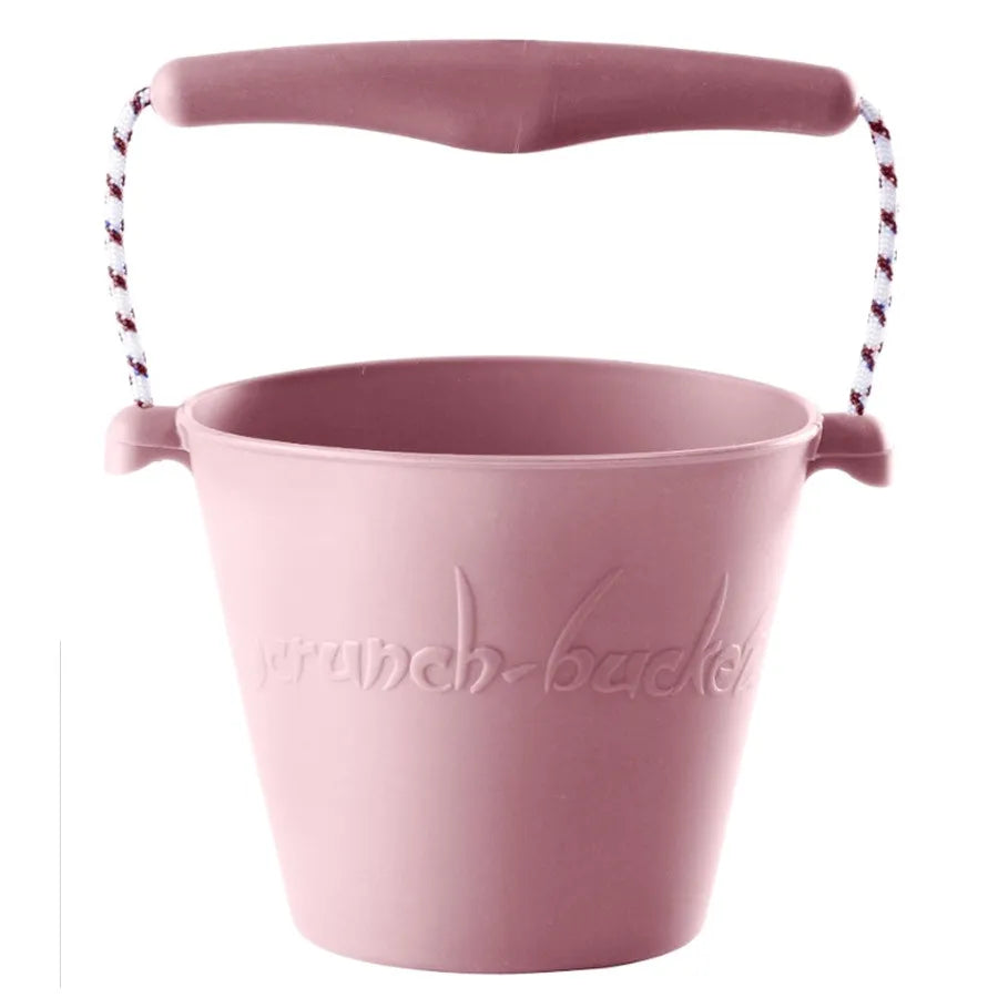 Scrunch Bucket - Silikon Eimer Pastelrosa