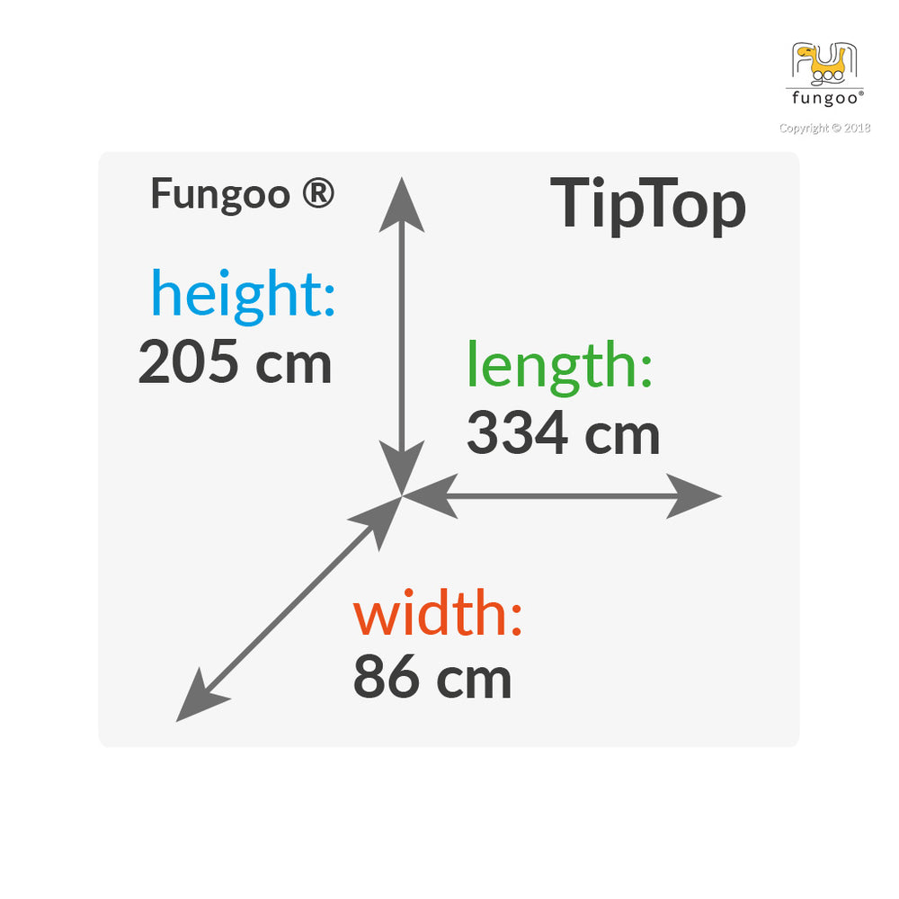 Fungoo TIPTOP slide GREEN