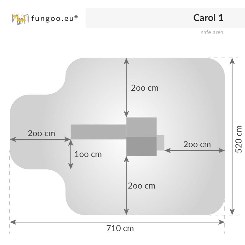 Fungoo CAROL1  slide BLUE