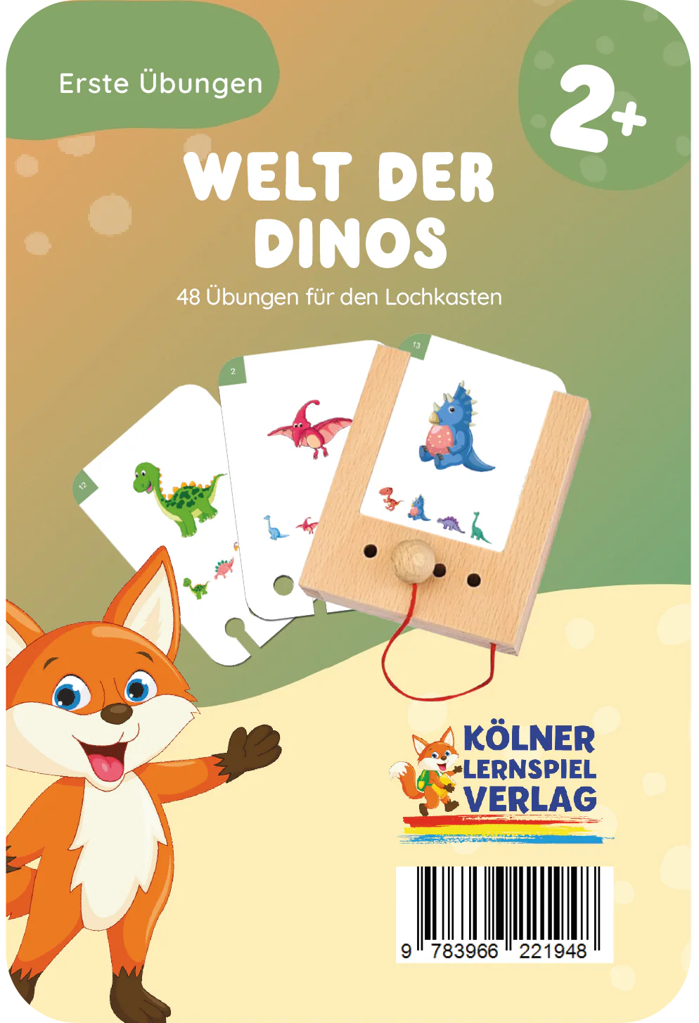 Kölner Lernspielverlag Neu: Erste Übungen - Welt der Dinos 2+