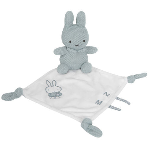 Kuscheltuch Miffy grün Strick