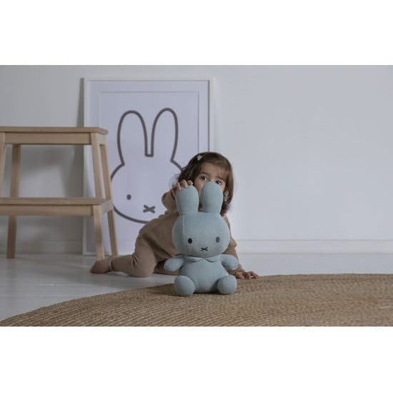 Kuscheltier Miffy grün Strick 32 cm