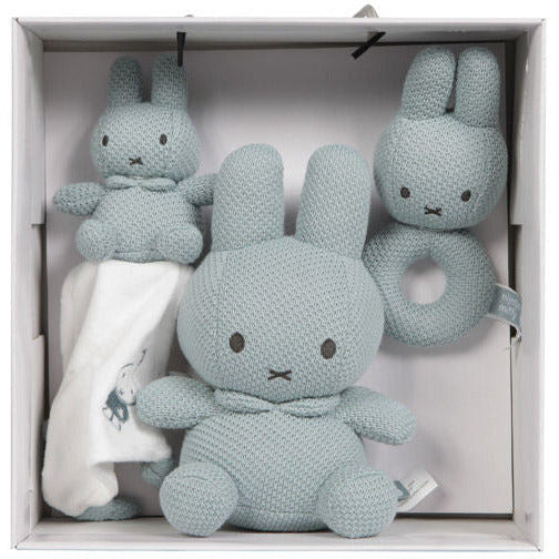 Geschenkset Miffy grün Strick