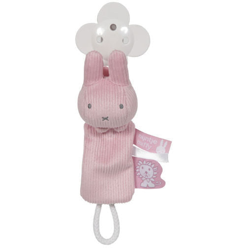 Miffy Schnullerkette Pink baby rib