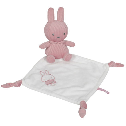 Miffy Kuscheltuch Pink baby rib