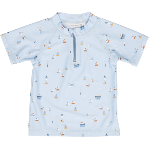 Little Dutch Schwimm T-Shirt kurzärmlig   Sailors Bay Blue - 98/104