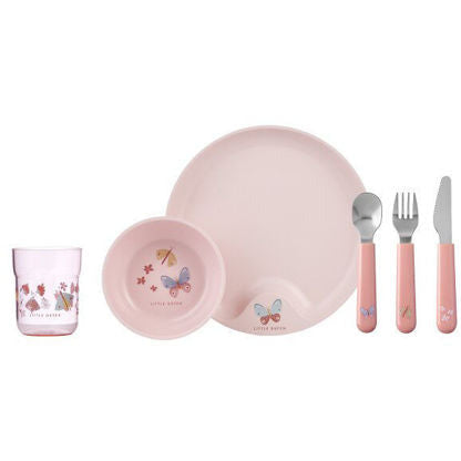 Little Dutch Set Kindergeschirr Mio 6-teilig Flowers&Butterflies