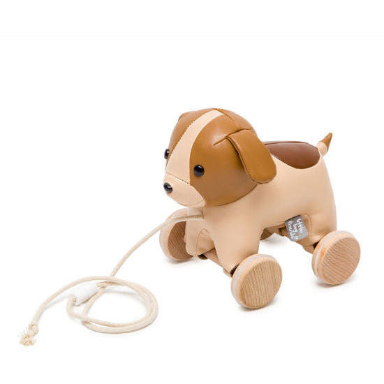 Adrien the pull along dog - Oeko-tex