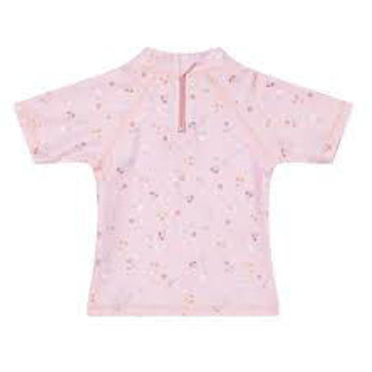 Little Dutch Schwimm T-Shirt kurzärmlig  Little Pink Flowers - 86/92