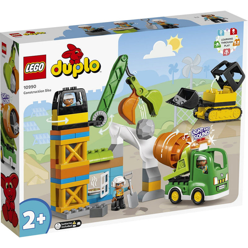 LEGO Duplo Baustelle mit Baufahrzeugen 10990