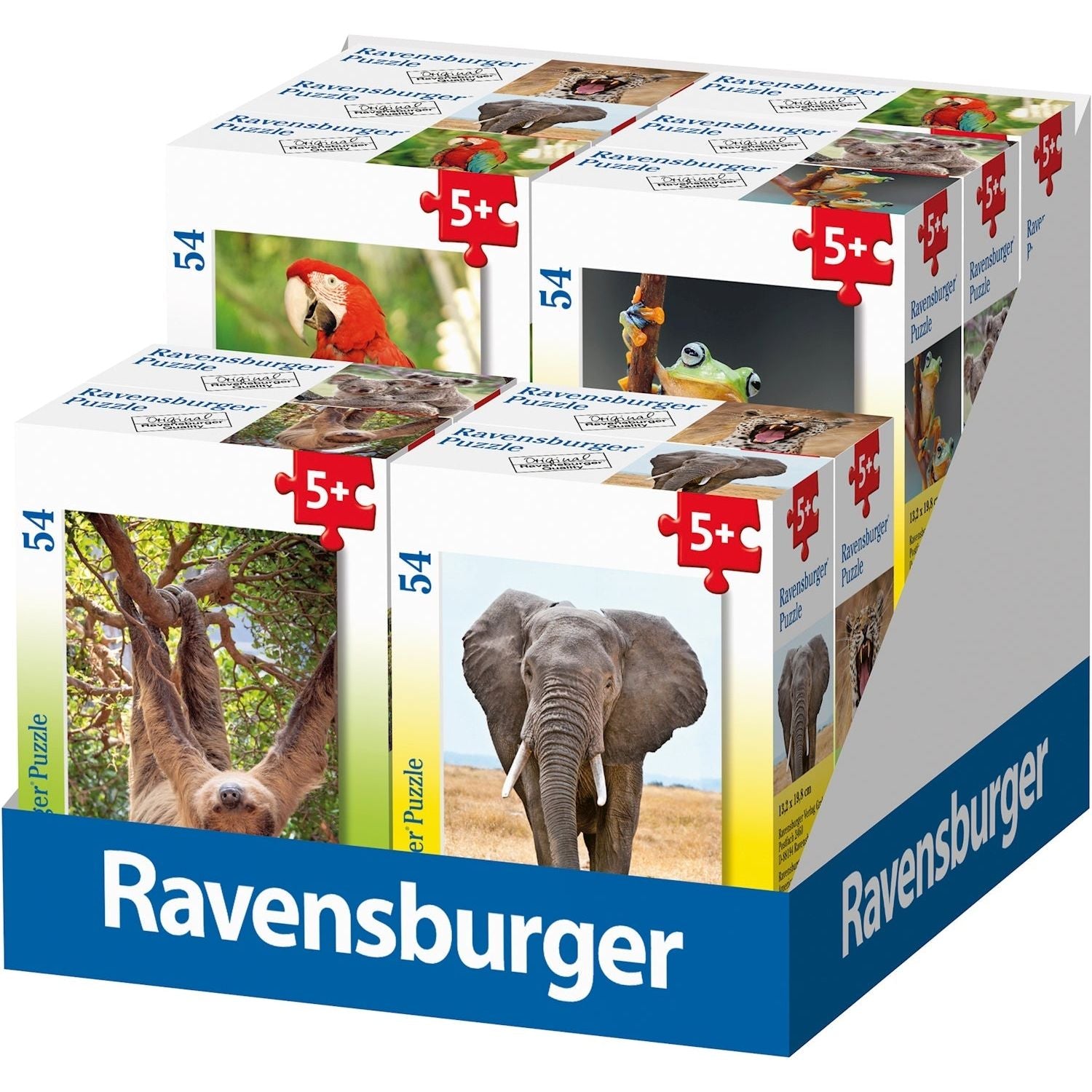 Minipuzzle Exotische Tiere