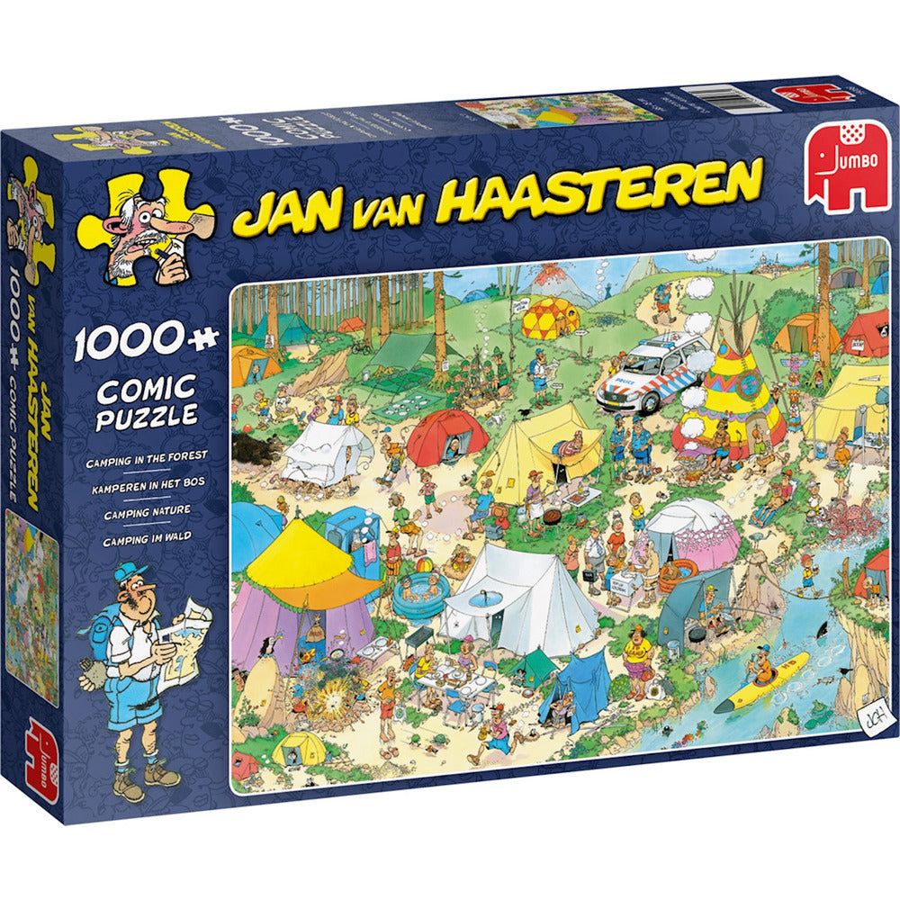 Puzzle Jan van Haasteren - Camping im Wald