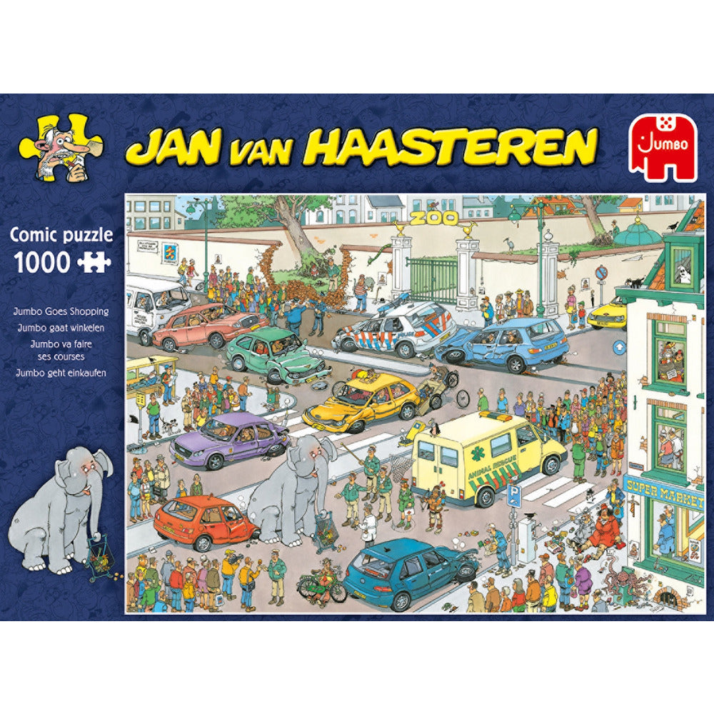 Puzzle Jan van Haasteren - Jumbo geht einkaufen