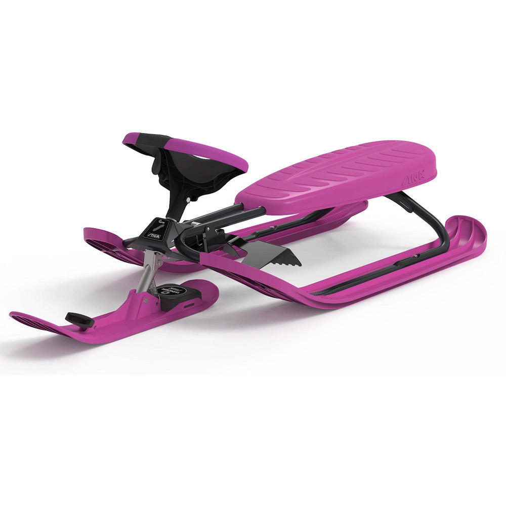 Snowracer Curve pink/grau 120x52 cm