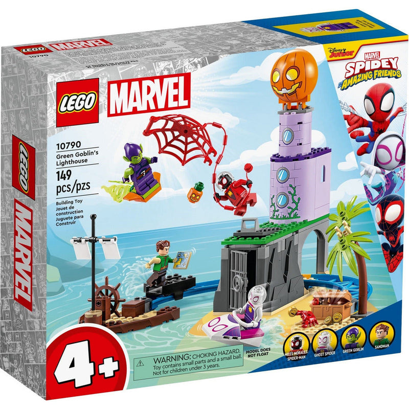 LEGO Marvel Spideys Team an Green Goblins Leuchtturm 10790