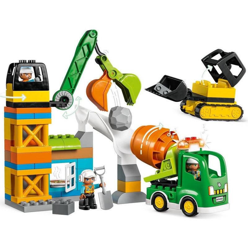 LEGO Duplo Baustelle mit Baufahrzeugen 10990