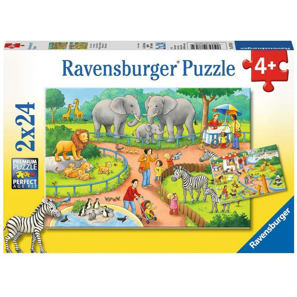 Puzzle Ein Tag im Zoo