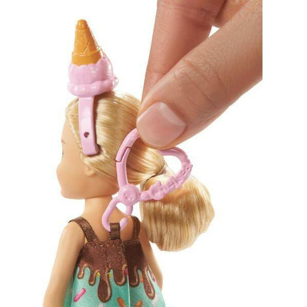 Poupée Barbie déguisement de crème glacée Chelsea