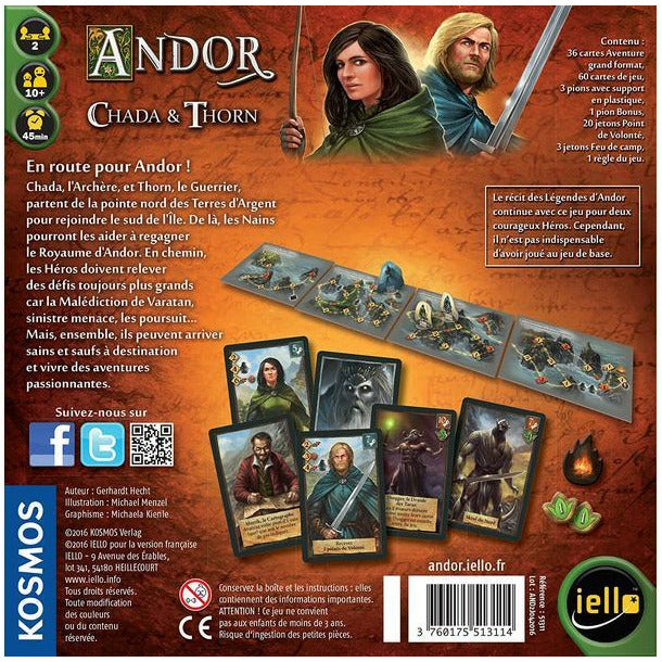 Kartenspiel Andor - Chada & Thorn