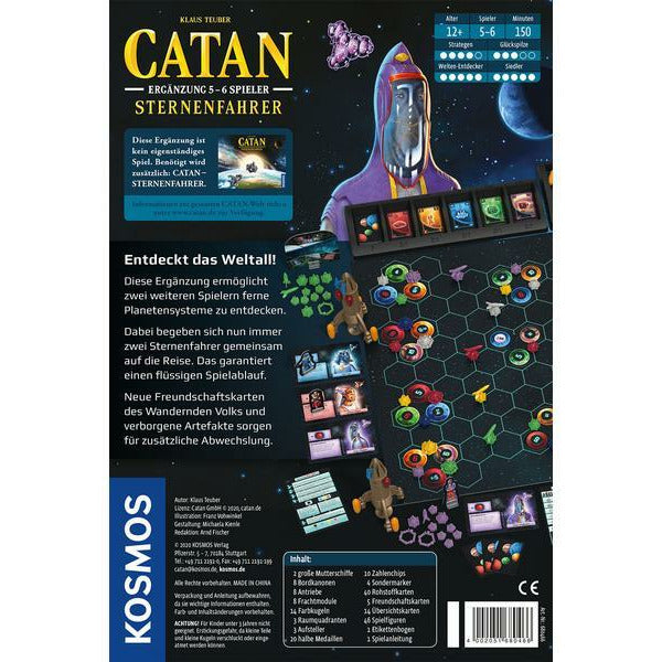 Jeu familial Cosmos Catan : Ajout du pilote vedette 5-6 joueurs