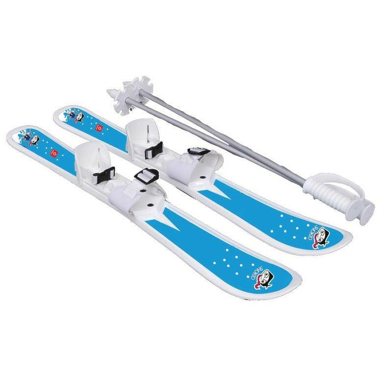 Hamax Schlitten Skiset Sno Kids mit Stöcke Blau