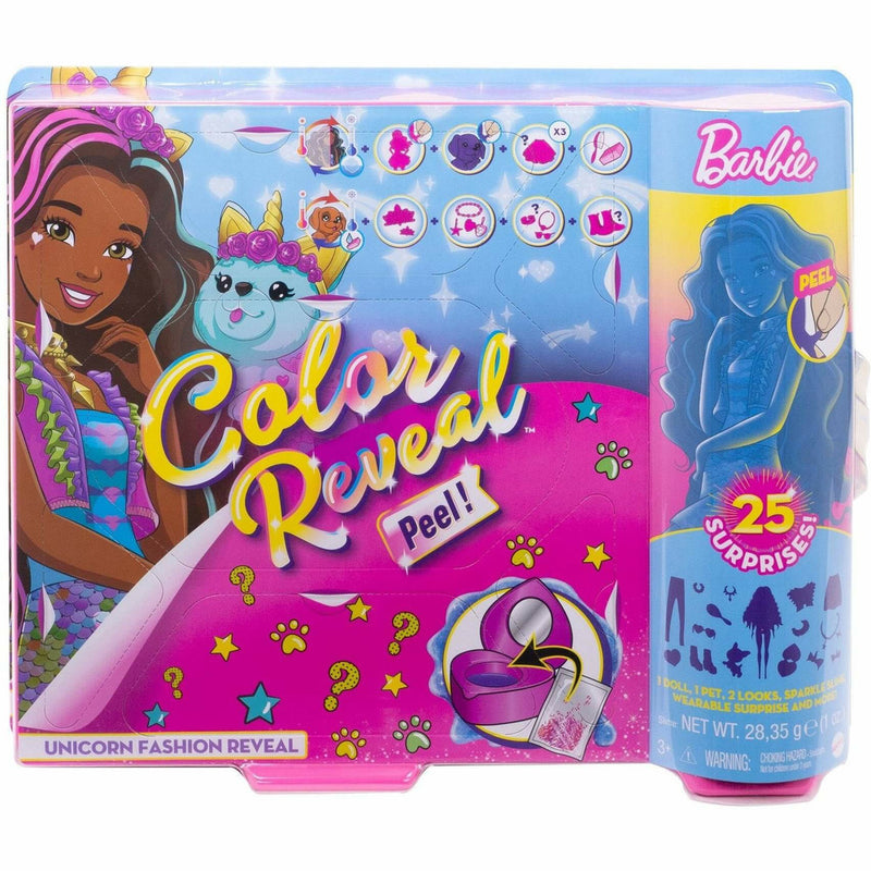 Poupée Barbie Color Reveal et fantaisie pour animaux de compagnie