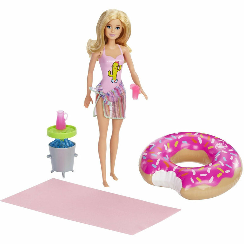 Barbie Puppe Pool Party & Accessoires
