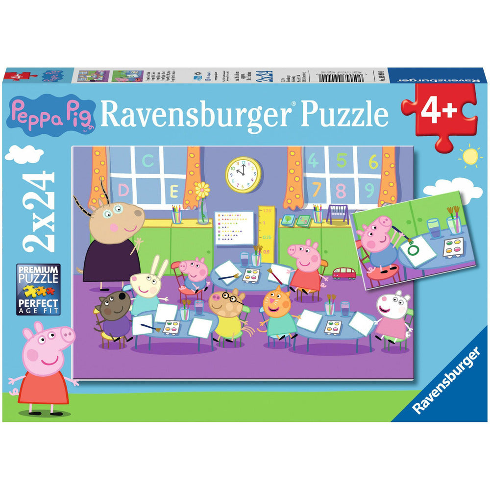 Puzzle PP : Peppa Pig à l'école