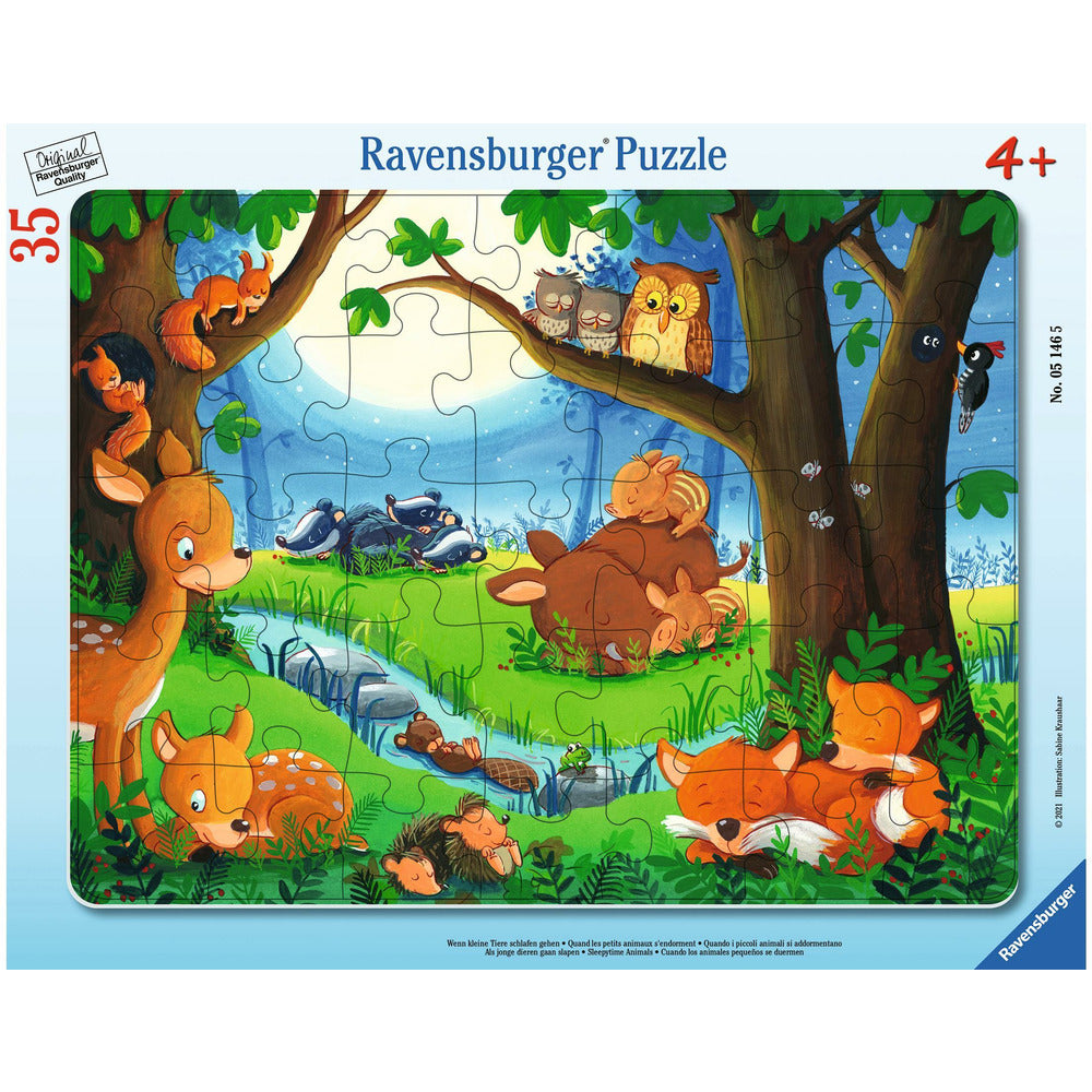 Ravensburger Puzzle Wenn kleine Tiere schlafen