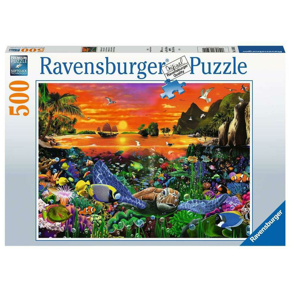 Puzzle Schildkröte im Riff