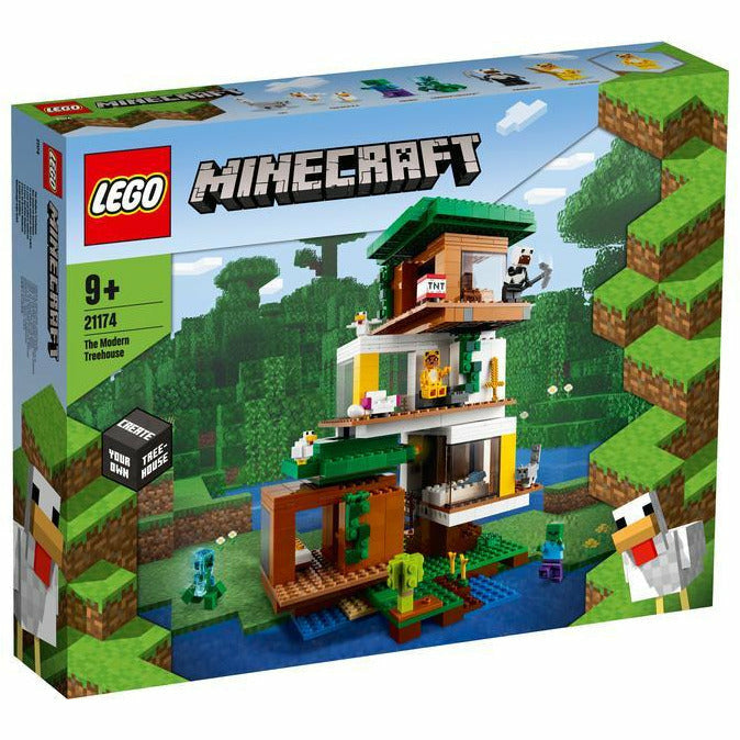 LEGO Minecraft La cabane moderne dans les arbres 21174