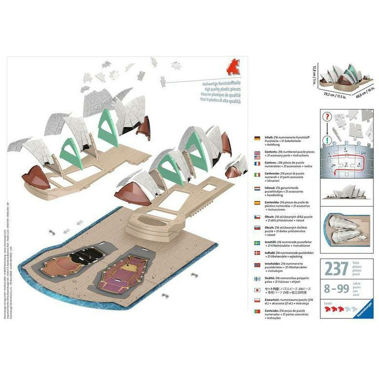 Ravensburger Puzzle 3D Opéra de Sydney