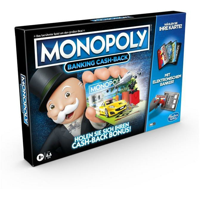 Hasbro Gaming jeu familial Monopoly Banking Cash-Back